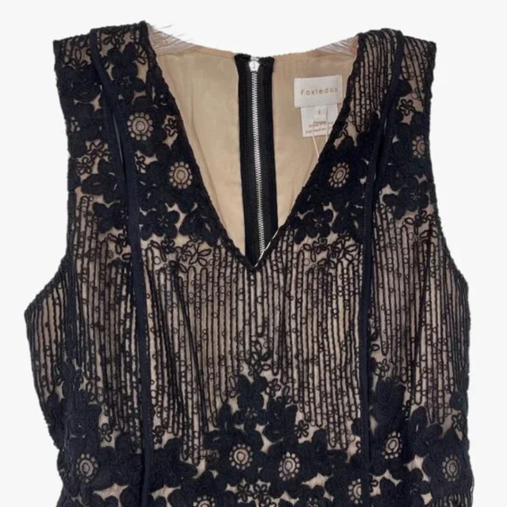 Foxiedox Asha Embroidered Lace A-Line Dress NWT Sz L - Picture 7 of 12